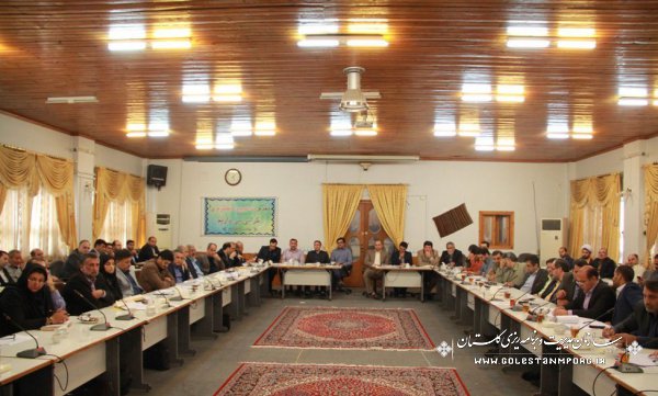 کمیته برنامه ریزی در شهرستان گرگان برگزار شد.